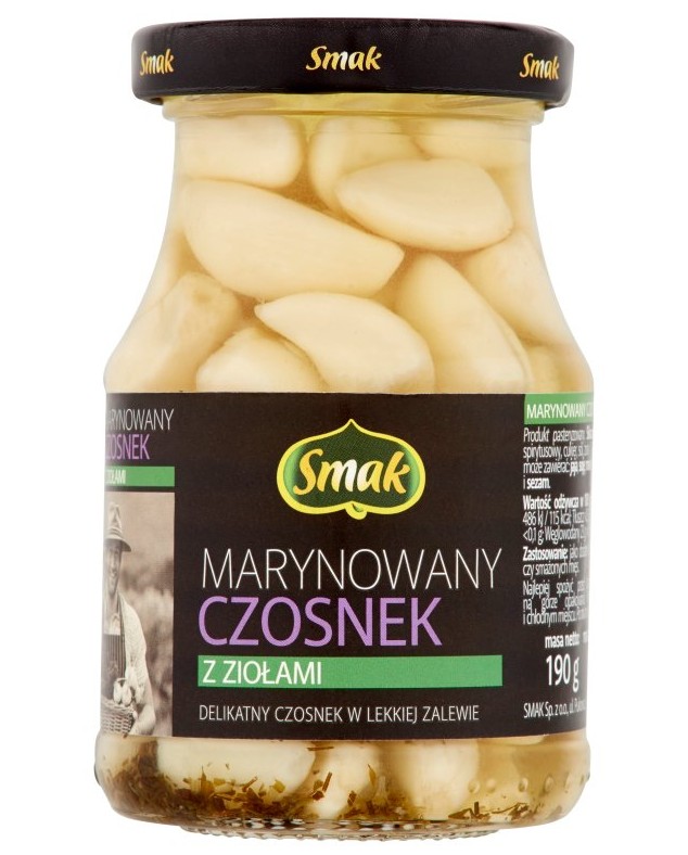 Czosnek z ziolami / Marinated Garlic with Herbs