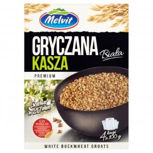 Kasza gryczana biala saszetki 4x100g (6/cs) 