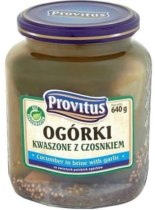 Ogorki kwasz. czosnkowe/ Pickled Garlic Cucumbers 