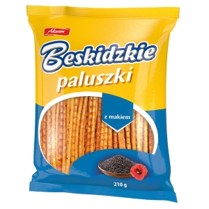 Beskidzkie Paluszki z Makiem/ Bread Sticks w/Poppy Seeds 