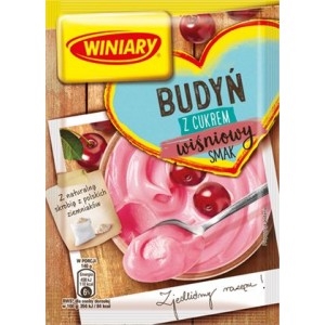 Budyn z cukrem wisniowy/ Cherry Pudding w/ Sugar 