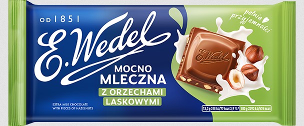 Czekolada mleczna z orzechami/ Milk Chocolate w/ Nuts 