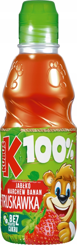 Sok 100% Truskawka Jablko Banan bez dodatku cukru/ Strawberry Banana Apple No Added Sugar 