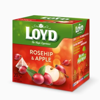 Pyramid Tea Rosehip & Apple (20x2g) 40g
