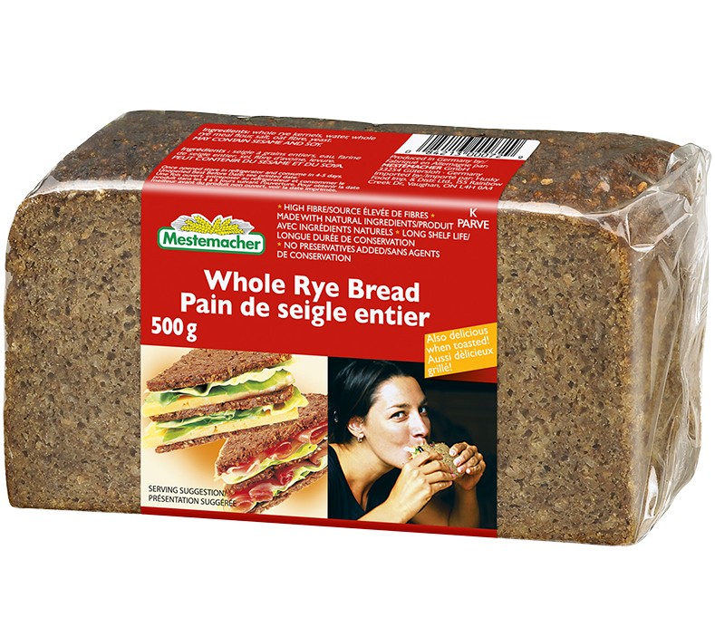 Chleb zytni krojony / Wholel rye bread 500g (031EX) (12/cs)