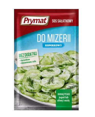 Sos salatkowy do mizerii / Fresh cucumber salad dressing 9g (30/cs)