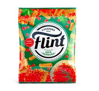 Sucharki Pszenno-Zytnie o smaku KAWIORU / Wheat-Rye Croutons with caviar 70g (65/cs)