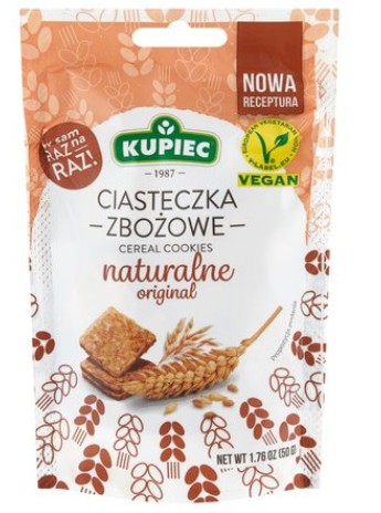 Ciasteczka zbożowe naturalne / Mini bites original 50g