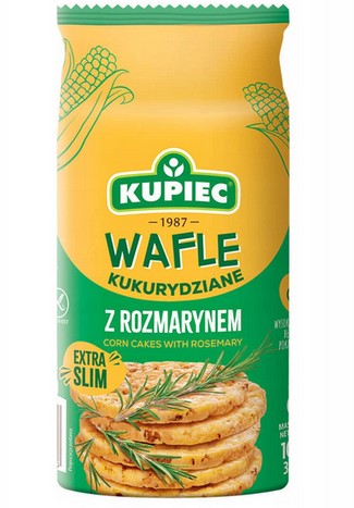 Wafle SLIM  kukurudziane z rozmarynem / Corn cakes with rosemary 105g