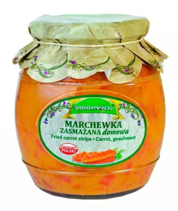 Marchew zasmazana / Fried carrot 830g ( beczulka) 