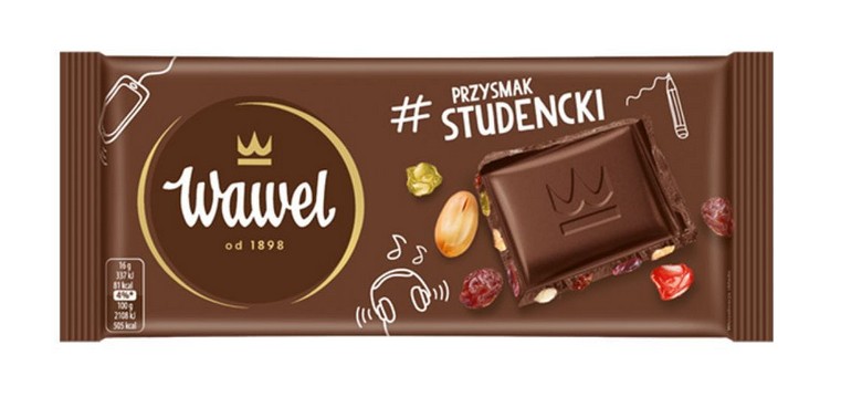 Czekolada Przysmak studencki czekolada 43% / Chocolate Student Delicacy chocolate 43% 80g 