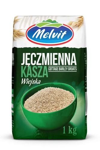 Kasza jeczmienna wiejska / Barley groats 900g ( foil ) 