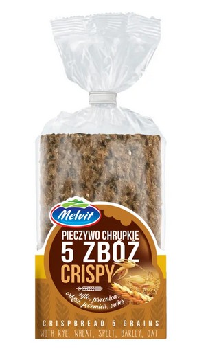 Pieczywo Chrupkie 5 zboz / Crispy Crispbread with 5 cereals 130 g 