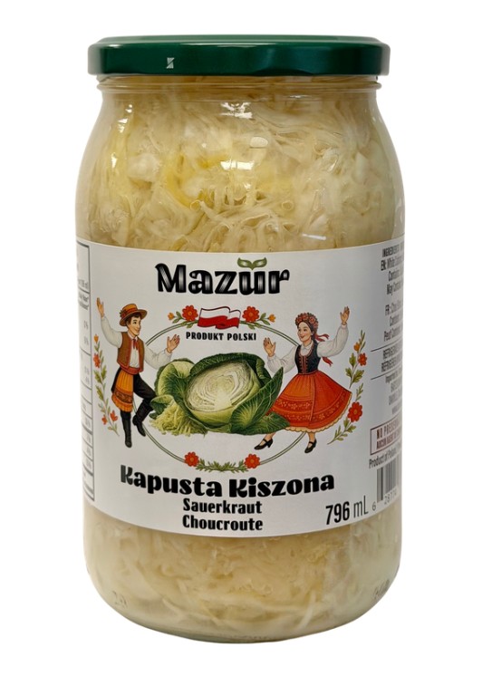 Sauerkraut in jar / Kapusta kiszona 796 ML