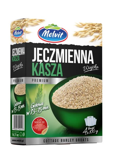 Kasza jeczmienna wiejska / Country barley groats 100g x 4pcs