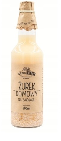 Zurek domowy na zakwasie 500ml ( szklo) 