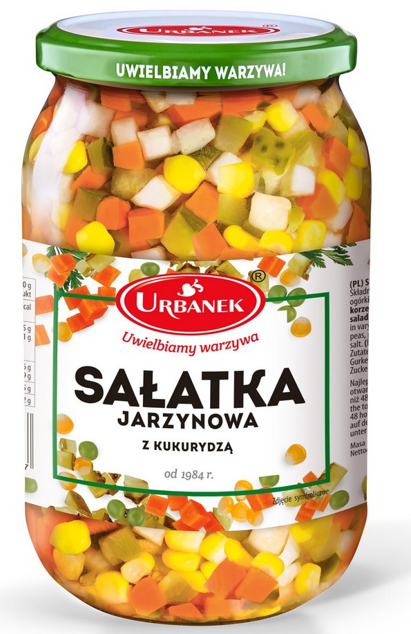 Salatka Jarzynowa z kukurydza /  Vegetable salad with sweetcorn 860g