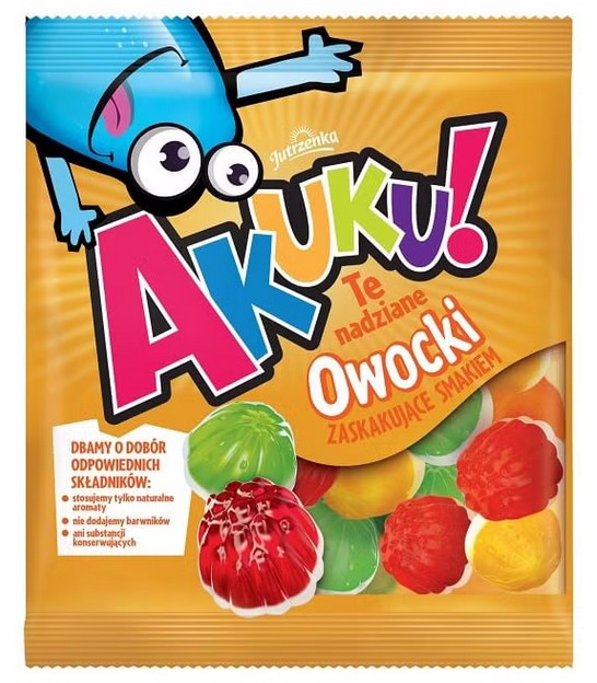 Zelki Te Nadziane Owocki  / Jellies Stuffed fruit 90g