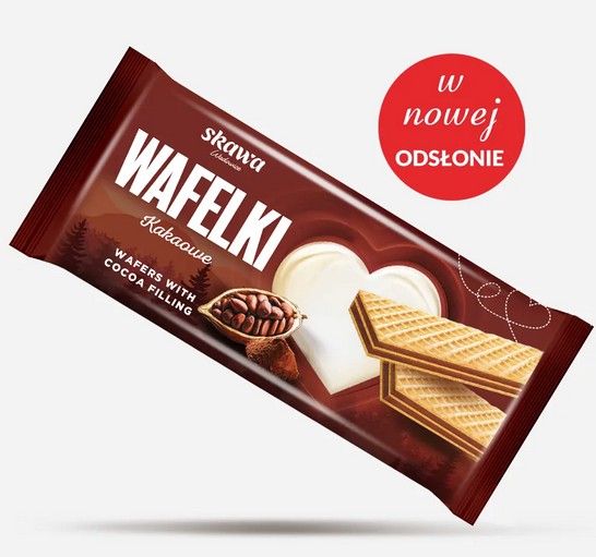 Wafers with cocoa filling / Wafelki kakowe 180g 