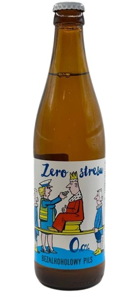 Alkohol free beer Pils/ Bezalkoholowy PILS 500m (glass)l