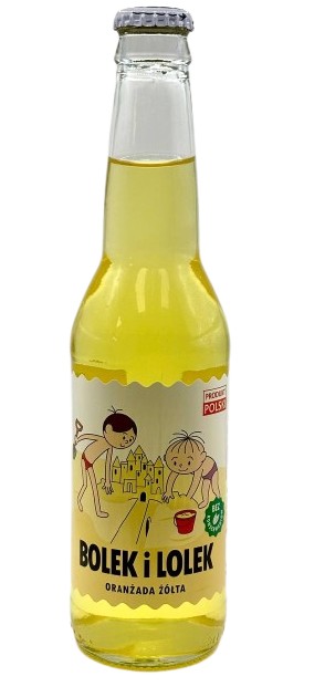 Yellow lemonade  / Oranzada zolta 330 ml (glass)
