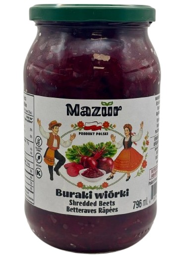 Shredded beets / Buraczki wiorki 796 ml
