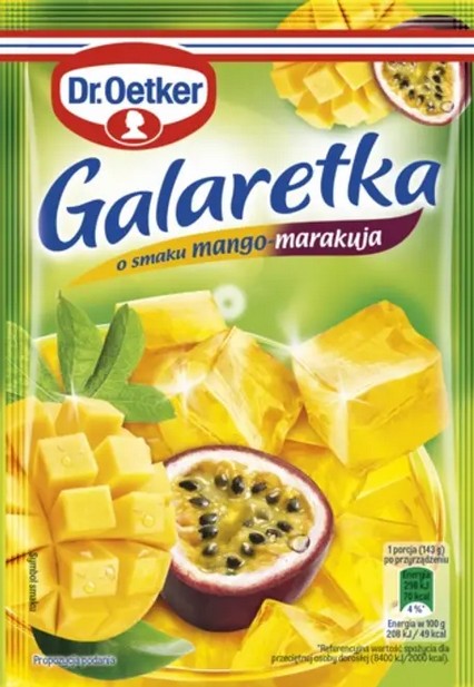 Galaretka Mango Marakuja/ JellyMango Passion Fruit