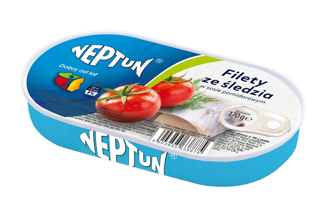 Filety sledziowe w sosie pomidorowym / Herring Fillets in Tomato Sauce