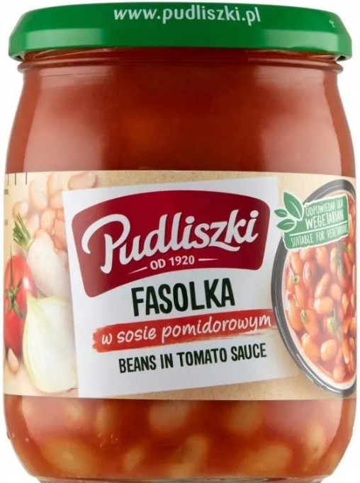  Fasolka w sosie pomidorowym/ Bean in tomatoe sauce