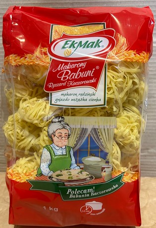 Makaron 1kg Gniazda wstazki cienkie/ Noodles Thin Ribbon Nest #221 