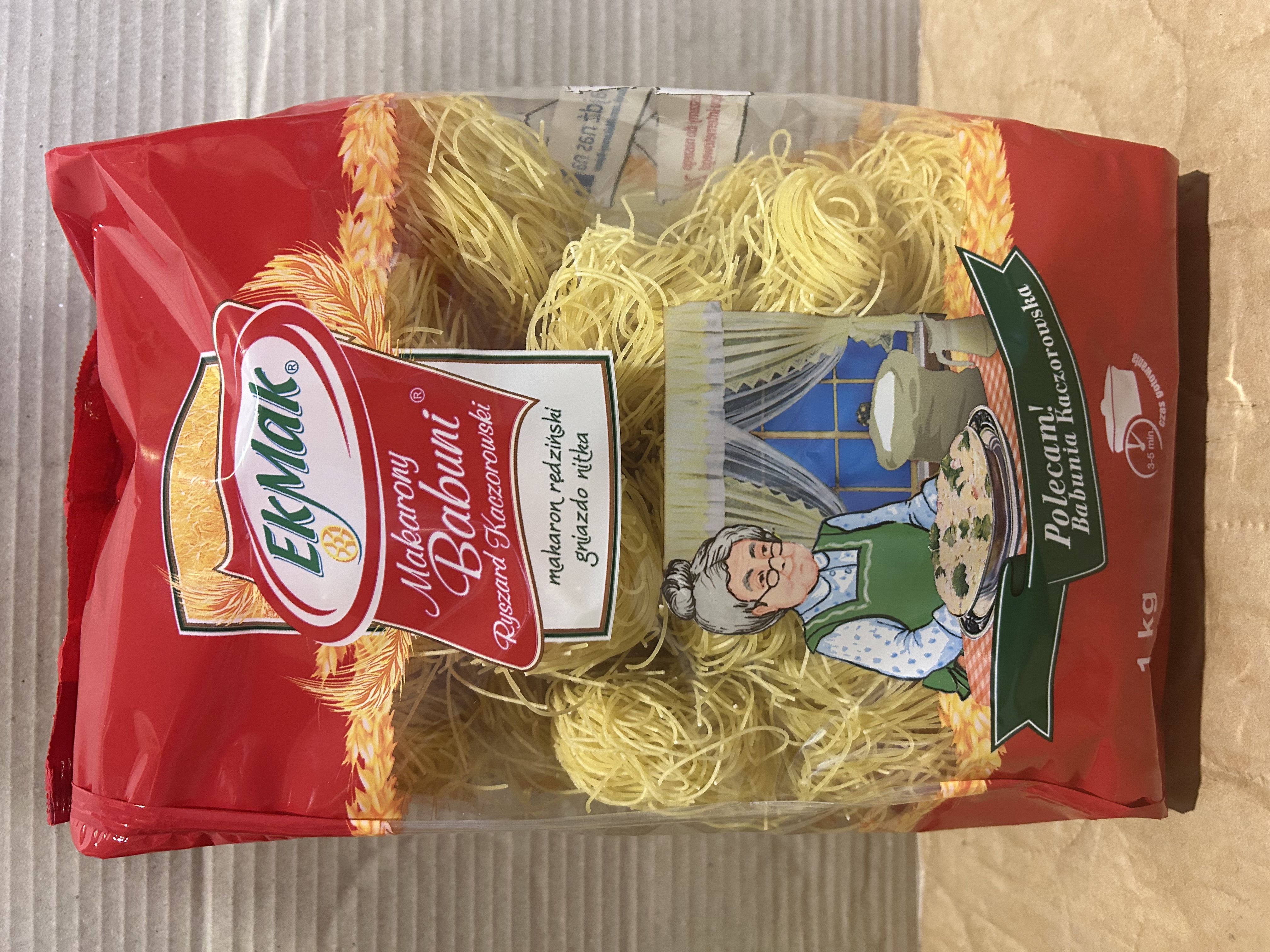 Makaron 1kg Gniazda Nitki/ Noodles Thread Nest #229 